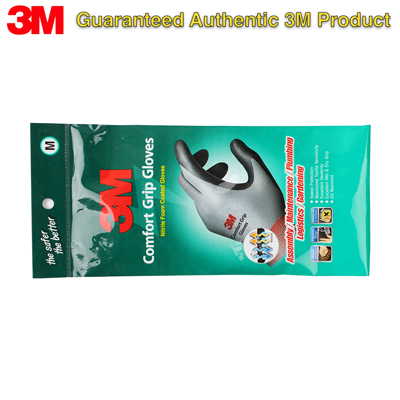 3M Work Gloves Comfort Grip We - Nitrile Mechanic Glove recension och pris