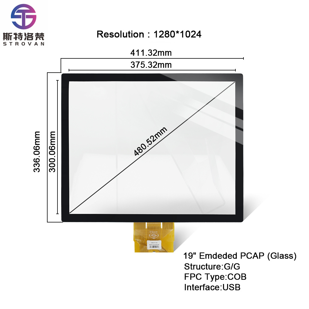 19 Inch PCAP  Screen Industria - Touchscreen Glove Capacitive recension och pris