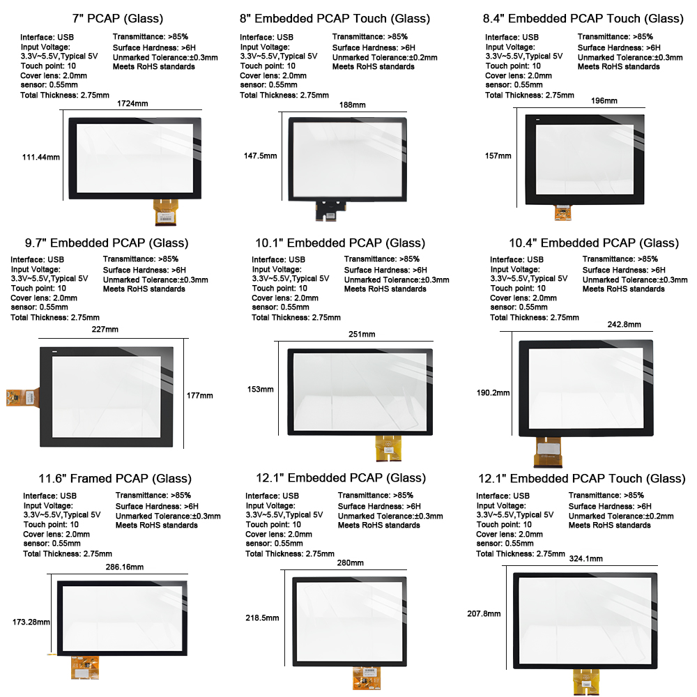 19 Inch PCAP  Screen Industria - Touchscreen Glove Capacitive recension och pris