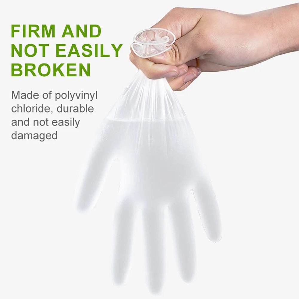 100Pcs Latex Free Gloves TPE D - Latex Disposable Glove recension och pris