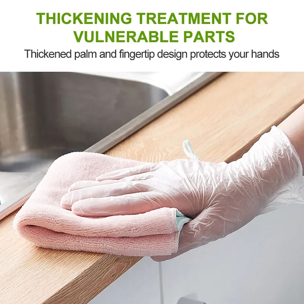 100Pcs Latex Free Gloves TPE D - Latex Disposable Glove recension och pris