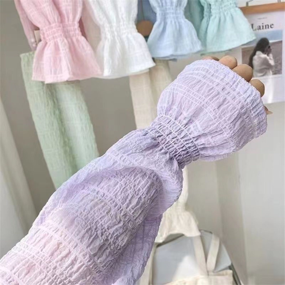 Summer Outdoor Lace Mesh Sun P - Fingerless Glove Knit recension och pris