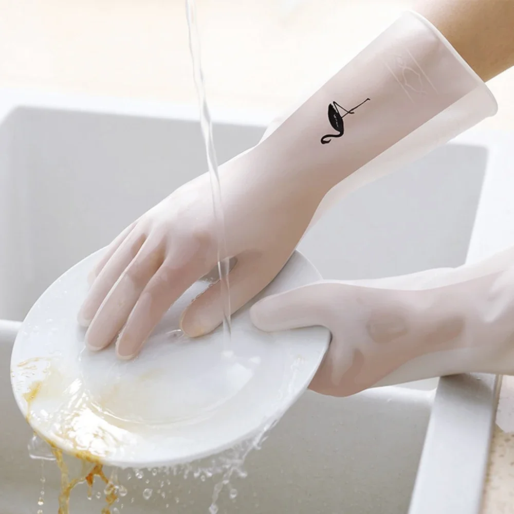 Waterproof Rubber Latex Dish W - Dish Glove Rubber recension och pris