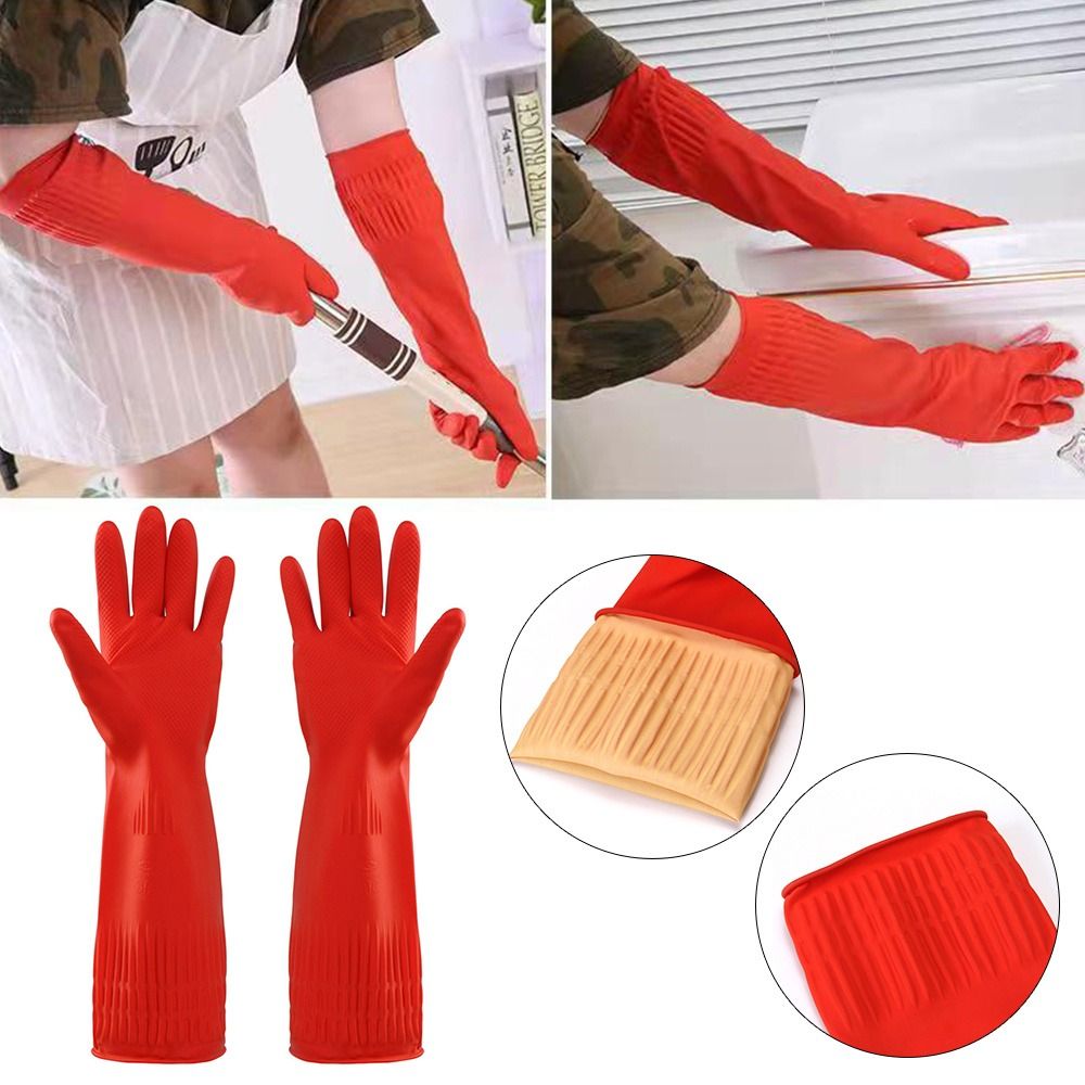 1 Pair Heavy Duty Rubber Glove - Dish Glove Rubber recension och pris