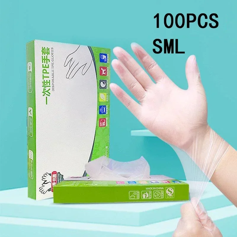 100/200Pcs Food Grade Disposab - Latex Disposable Glove recension och pris
