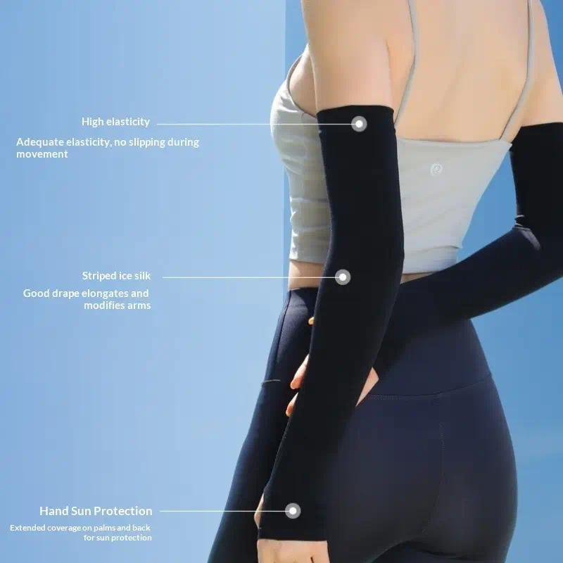 3 Pairs Ice Sleeves Stylish Si - Fingerless Glove Knit recension och pris