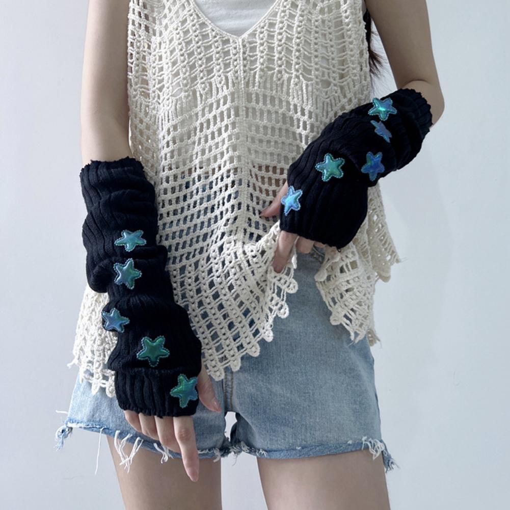 Women's Autumn Winter Warm Sta - Fingerless Glove Knit recension och pris