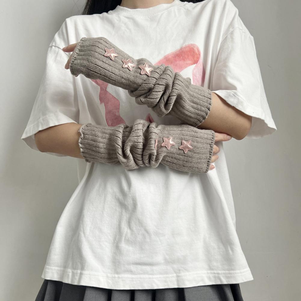 Women's Autumn Winter Warm Sta - Fingerless Glove Knit recension och pris