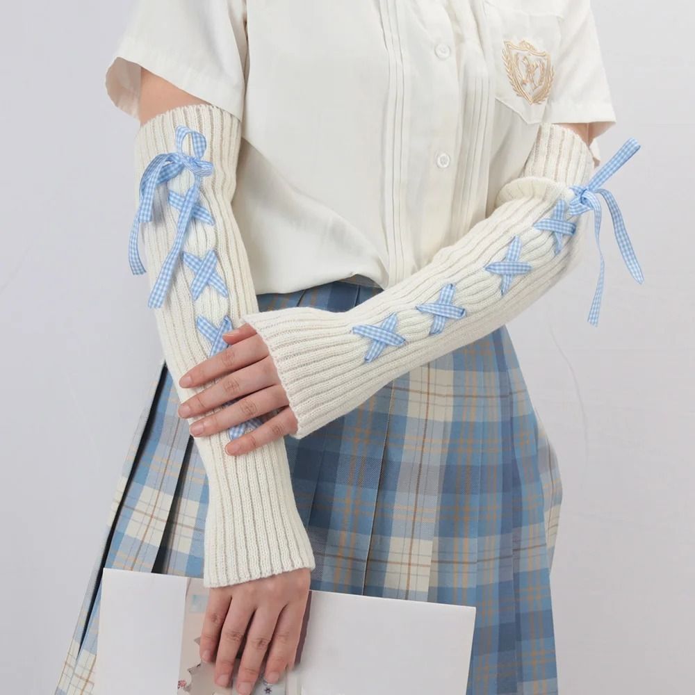 2024 New Women Autumn Winter K - Fingerless Glove Knit recension och pris